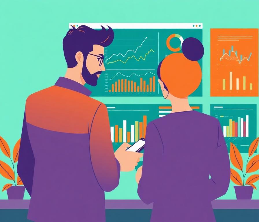 Team analyzing data and strategies